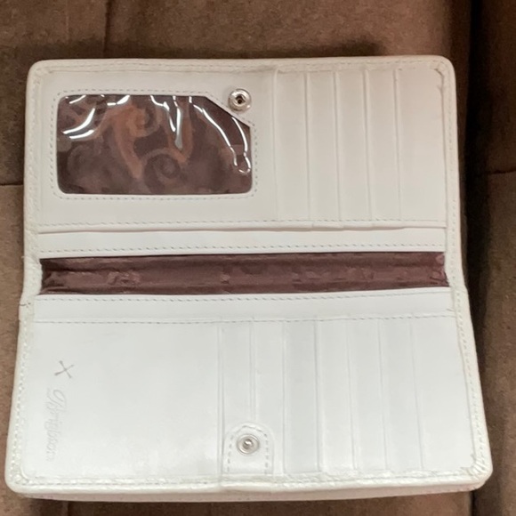Brighton White Leather Wallet - Picture 2 of 3